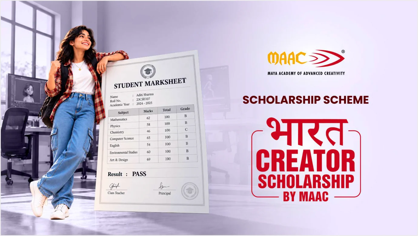 भारत Creator Scholarship Scheme by MAAC HSR Layout - Up to 35% Scholarship